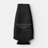 Pride and Prejudice Quote III Flaschenkühler (Vorderseite)