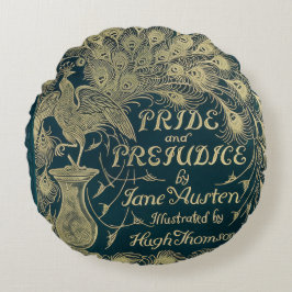 Pride and Prejudice Rundes Kissen