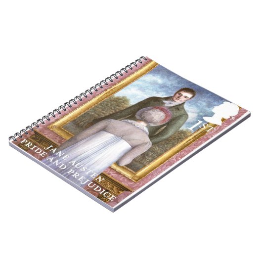 Pride and Prejudice Stamp Design Notizblock (Linke Seite)
