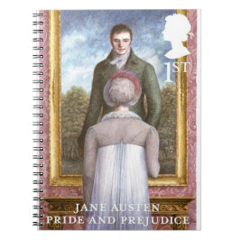 Pride and Prejudice stamp design Notizblock