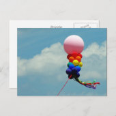 Pride Balloons Postkarte (Vorne/Hinten)