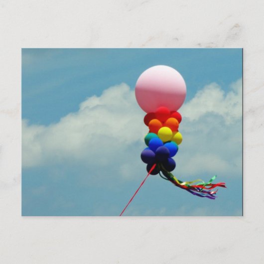 Pride Balloons Postkarte (Vorderseite)
