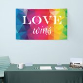 Pride Banner - "Liebe gewinnt" (Messeveranstaltung)
