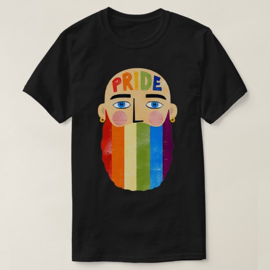 Pride Beard Classic TShirt (Design vorne)