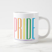 PRIDE Big White Keramik Tasse (Rechts)