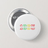 Pride Black History 1865 19 Button (Vorne & Hinten)