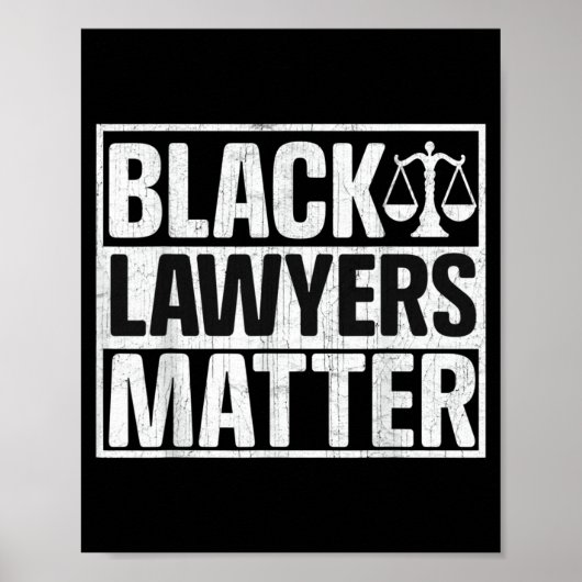 Pride Black Lawyers African History Month Anwälte Poster (Vorne)