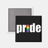 Pride Black Magnet (Vorderseite/Rückseite)