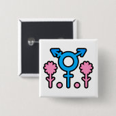 Pride Bloom Power-Taste Button (Vorne & Hinten)