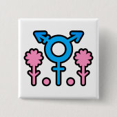 Pride Bloom Power-Taste Button (Vorderseite)