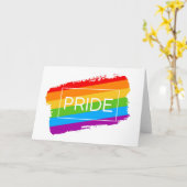 Pride Brushhub Rainbow Karte (Gelbe Blume)