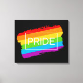 Pride Brushhub Rainbow Leinwanddruck (Vorderseite)
