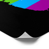 Pride Brushhub Rainbow Poster (Ecke)