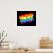 Pride Brushhub Rainbow Poster (Küche)