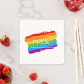 Pride Brushhub Rainbow Serviette (Beispiel)