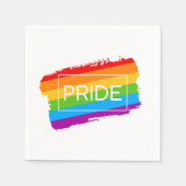 Pride Brushhub Rainbow Serviette (Vorderseite)