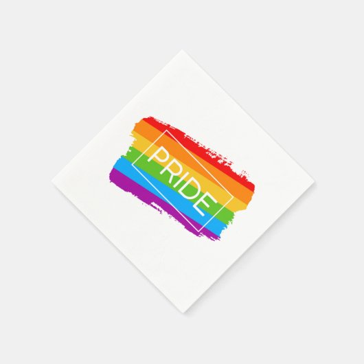 Pride Brushhub Rainbow Serviette (Ecke)