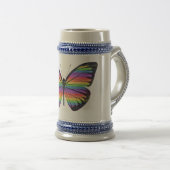 Pride Butterfly - Bierglas (VorderseiteRechts)