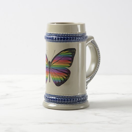 Pride Butterfly - Bierglas (VorderseiteRechts)
