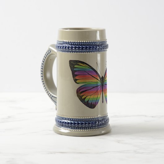 Pride Butterfly - Bierglas (Vorderseite Links)