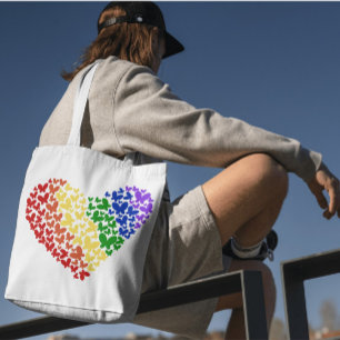 Pride Butterfly Herd - LGBTQ+ Flaggenfarben Tragetasche