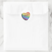 PRIDE CANDY -.png Runder Aufkleber (Tasche)