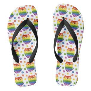 Pride Cat Flip Flops Badesandalen