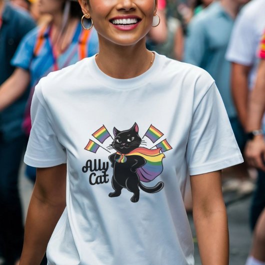 Pride Cat - LGBTQIA2S+ Alligkatzdesign T-Shirt