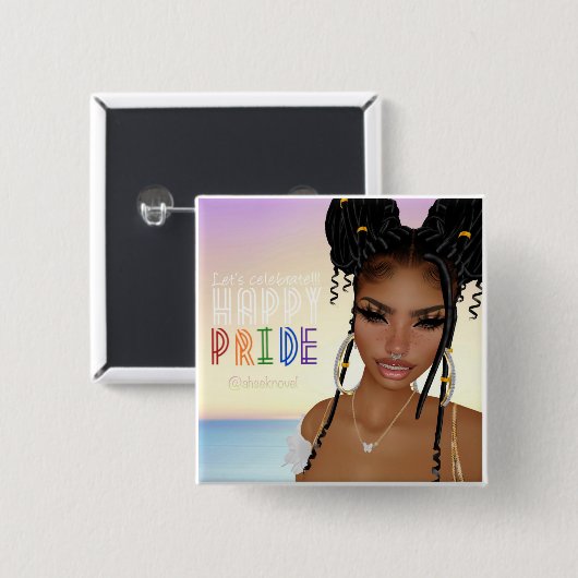 Pride Celebration Button 1 (Vorne & Hinten)