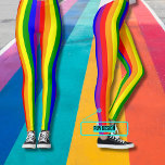 Pride Celebration Leggings<br><div class="desc">Zeigen Sie Ihre stilistische Unterstützung für Diversity mit diesen Leggings, die die Regenbogenfarben und das anpassbare Wort "Stolz" zeigen. Die Regenbogenfahne wurde 1978 von Gilbert Baker als Symbol der Schwulengemeinde geschaffen. Die verschiedenen Farben werden oft mit "Diversity" in der homosexuellen Gemeinschaft assoziiert, haben aber tatsächlich wörtliche Bedeutungen: Leben (rot), Heilung...</div>