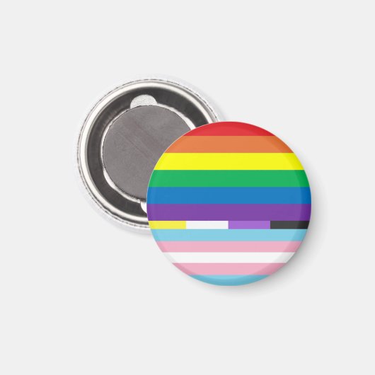 Pride Circle  Magnet (Vorderseite/Rückseite)