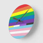 Pride Circle  Runde Wanduhr (Winkel)