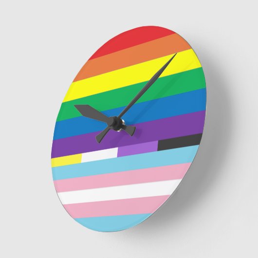 Pride Circle  Runde Wanduhr (Winkel)
