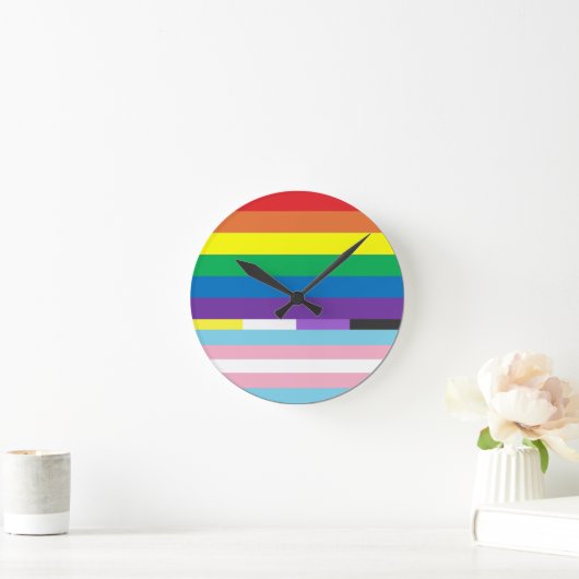 Pride Circle  Runde Wanduhr (Zuhause)