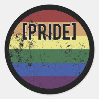 Pride Circle Runder Aufkleber