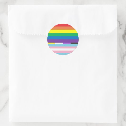 Pride Circle  Runder Aufkleber (Tasche)