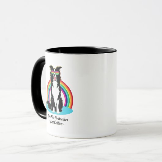 „Pride Collie“ Tasse (Vorderseite Links)