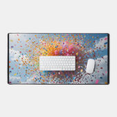Pride Confetti Celebration Schreibtischunterlage (Tastatur & Maus)