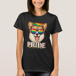 Pride Corgi LGBTQ Regenbogenflagge Monat Corgi D T-Shirt