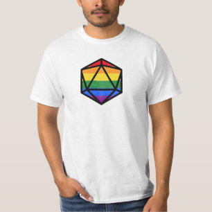 Pride D20 für LGBTQ+ T-Shirt