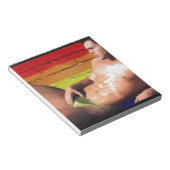 PRIDE Dach Hunk - Original-Malerei Notizblock (angewinkelt)