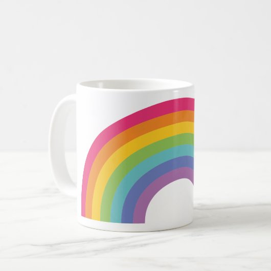 Pride Day Rainbow Kaffeetasse (Vorderseite Links)