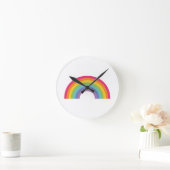 Pride Day Rainbow Runde Wanduhr (Zuhause)