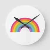 Pride Day Rainbow Runde Wanduhr (Vorderseite)