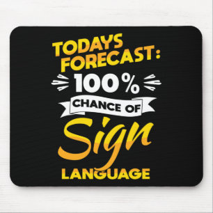 Pride Deaf Bewusstsein und Asyl Mousepad