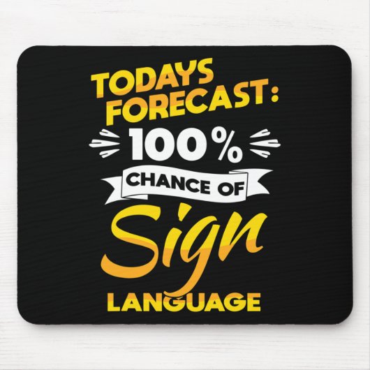 Pride Deaf Bewusstsein und Asyl Mousepad (Vorne)