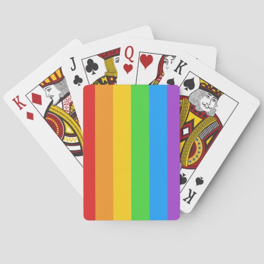 Pride Deck: Regenbogenflagge Spielkarten (Rückseite)