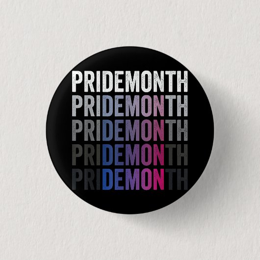 Pride Demon Bisexual Bi Pride Monat LGBTQ Gay Lesb Button (Vorderseite)
