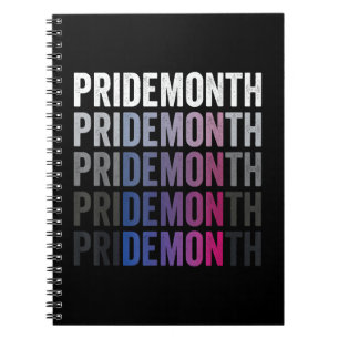Pride Demon Bisexual Bi Pride Monat LGBTQ Gay Lesb Notizblock