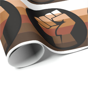 Pride der People of Color (POC) Geschenkpapier